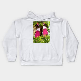 Nesting Parrots Kids Hoodie